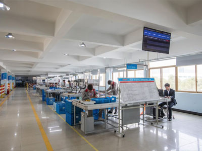 manufacturing workers in the workshop